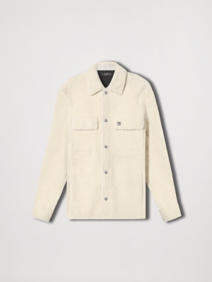 Alabaster Amiri SHEARLING OVERSHIRT | 218945-DAE