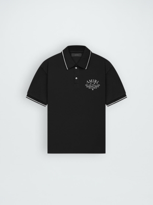 Black Amiri ARTS DISTRICT PIQUE POLO | 718032-IAU