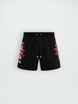 Black Amiri BONES SWIMSHORT | 850913-JGV