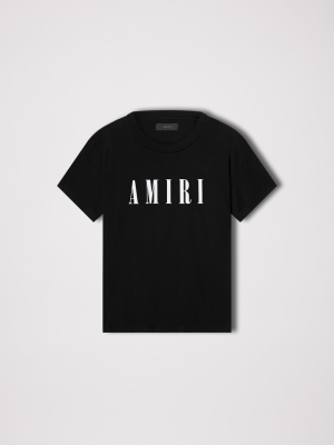 Black Amiri CORE LOGO TEE | 913205-FBU