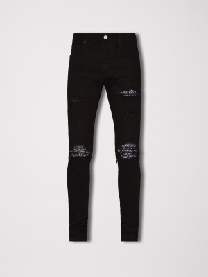 Black Amiri MX1 BANDANA JEAN | 305796-AMU