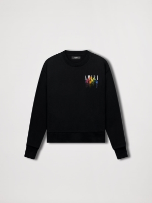 Black Amiri M.A. DRIP COLLAGE CREWNECK | 249170-GTM