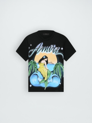 Black Amiri OVERSIZED MERMAID TEE | 137604-ITQ