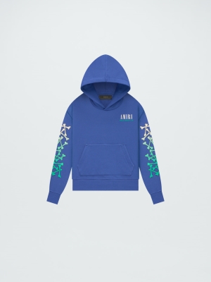 Blue Amiri BONES HOODIE | 348216-HTU