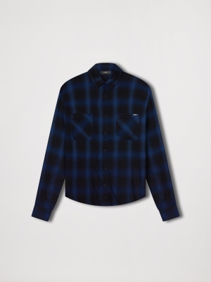 Blue Amiri CORE SHADOW PLAID | 753401-SLJ