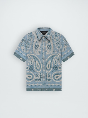 Blue Amiri TAPESTRY BANDANA SHIRT | 852910-DAP