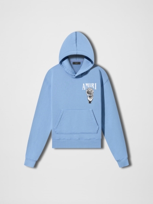 Carolina Blue Amiri CRYSTAL BALL HOODIE | 713209-PXA