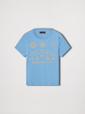 Carolina Blue Amiri OUIJA BOARD TEE | 734019-FLK