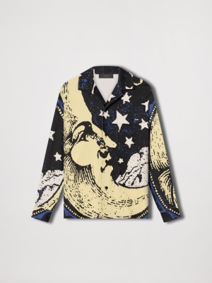 Multi Amiri CRESCENT MOON FACE LONG SLEEVE PJ SHIRT | 263591-CEV