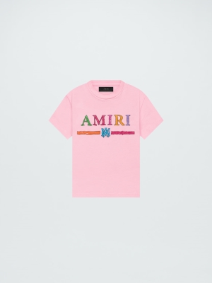 Pink Amiri CRAYON SKETCH MA BAR TEE | 148250-KQA