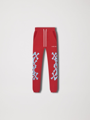 Red Amiri BONES GRAPHIC SWEATPANTS | 978035-AFS