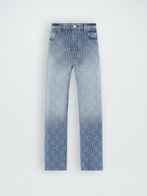 Stone Indigo Amiri JACQUARD SNAP OFF PANT | 721304-QTD