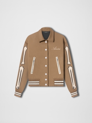 Taupe Amiri BONES JACKET | 851793-LBM