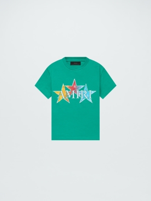 Teal Amiri STARS TEE | 256813-VOY