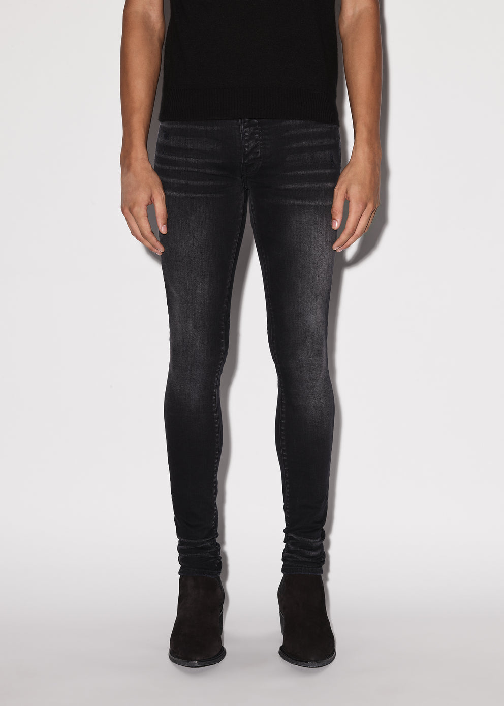 Aged Black Amiri STACK JEAN | 036841-TMY