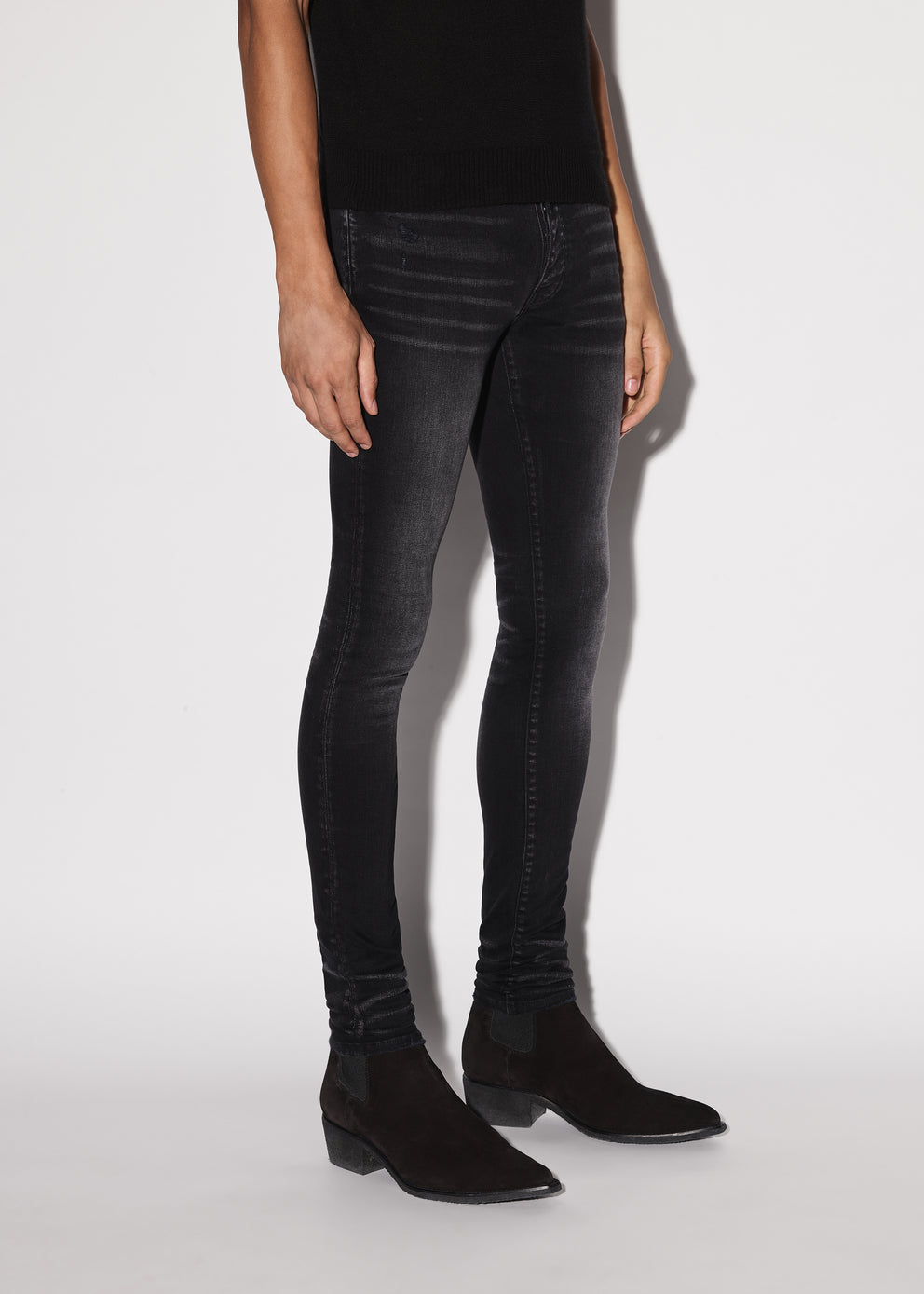 Aged Black Amiri STACK JEAN | 036841-TMY