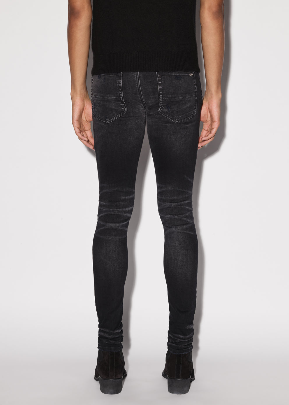 Aged Black Amiri STACK JEAN | 036841-TMY