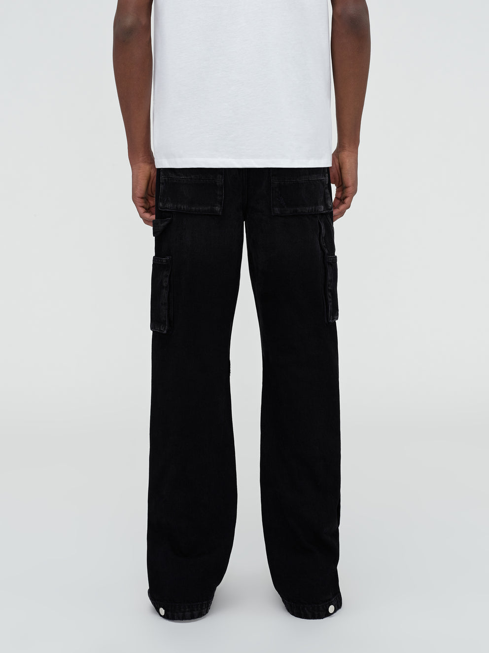 Aged Black Amiri STACK WORKMAN JEAN | 738904-FSP