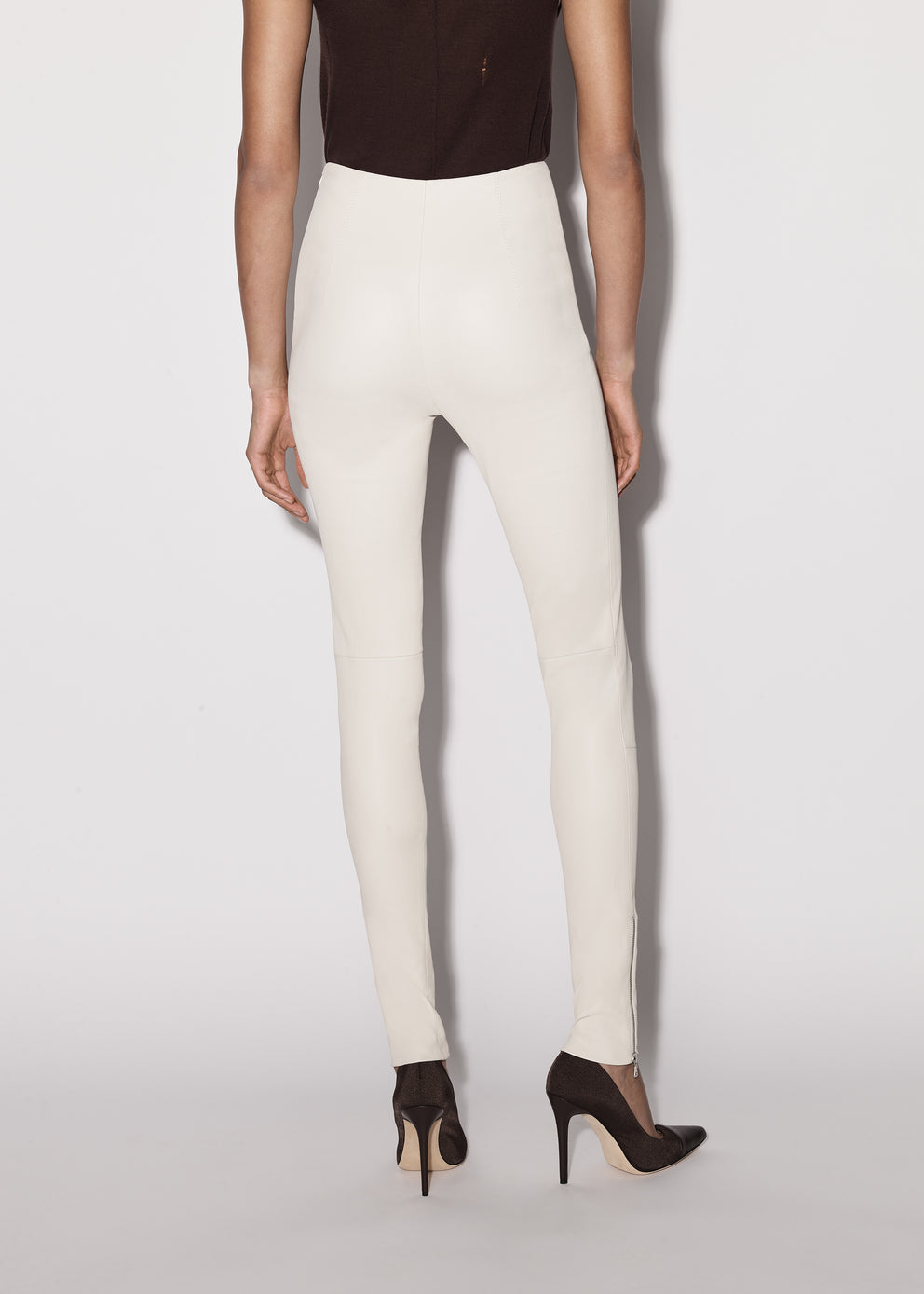 Alabaster Amiri LEATHER LEGGING | 465732-HDI