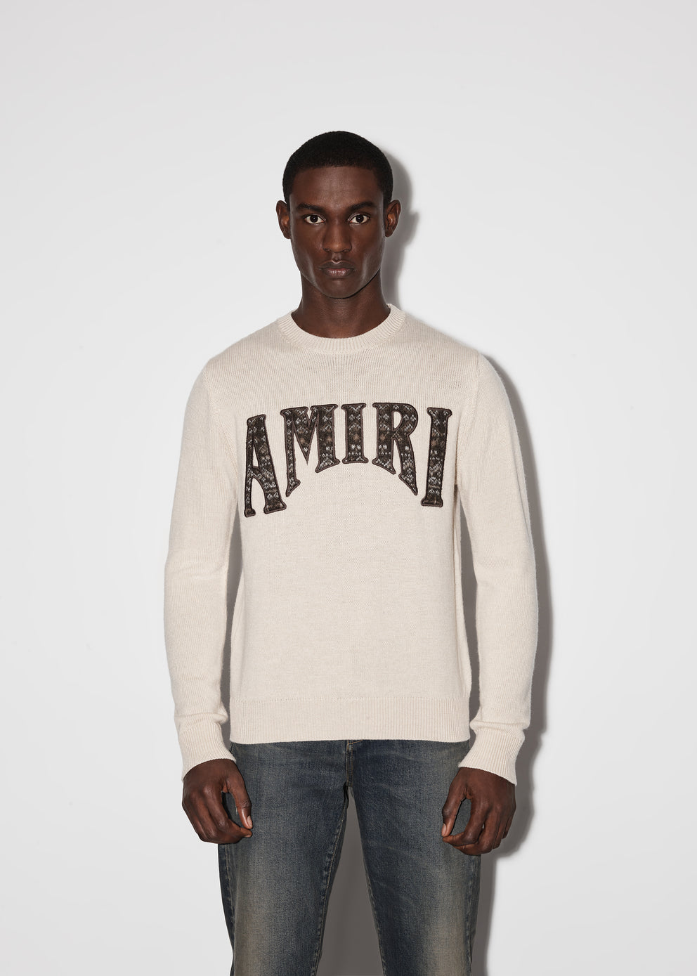 Alabaster Amiri LOGO CREWNECK | 079645-SCR