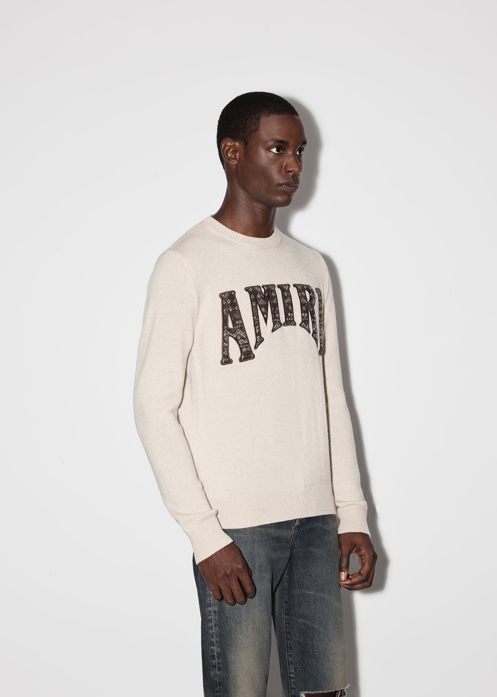 Alabaster Amiri LOGO CREWNECK | 079645-SCR