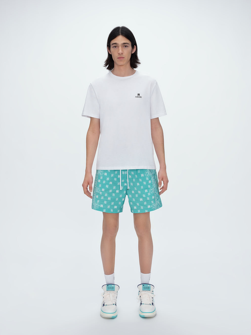 Aqua Amiri BANDANA PAISLEY SWIM TRUNK | 254371-HYN