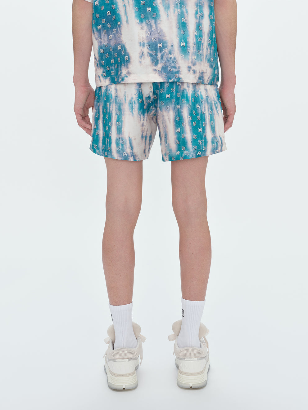 Aqua Amiri BLEACHED MA PAISLEY SILK SHORT | 410263-QYH