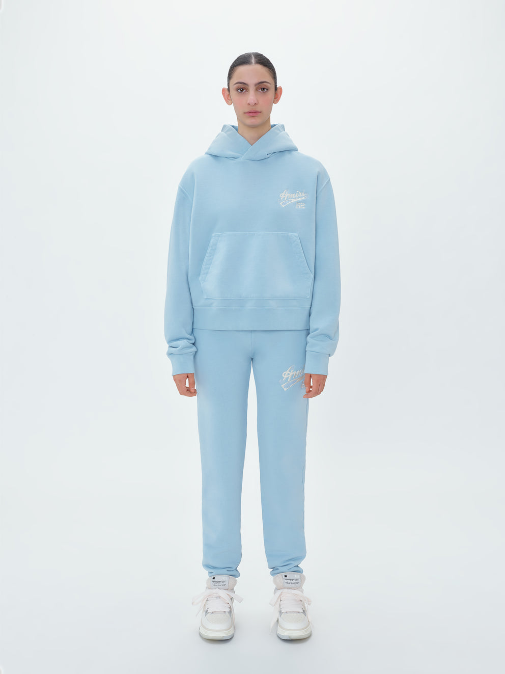 Baby Blue Amiri 22 HOODIE | 682157-OEH