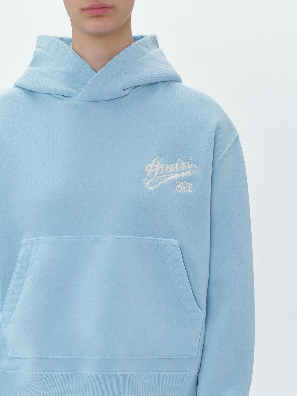 Baby Blue Amiri 22 HOODIE | 682157-OEH