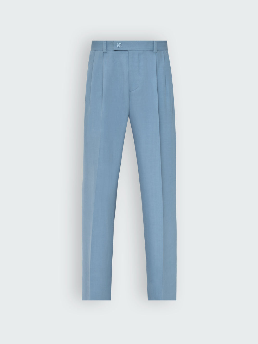 Baby Blue Amiri VISCOSE DOUBLE PLEATED TROUSERS | 549182-QZH