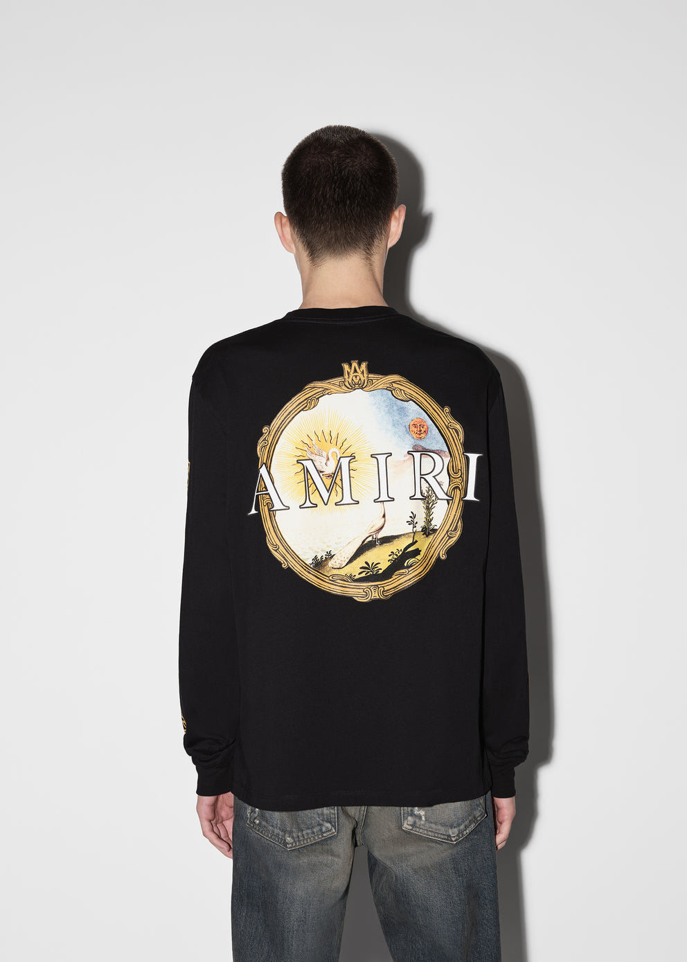 Black Amiri ALCHEMY FRAME LONG SLEEVE TEE | 094157-CPV