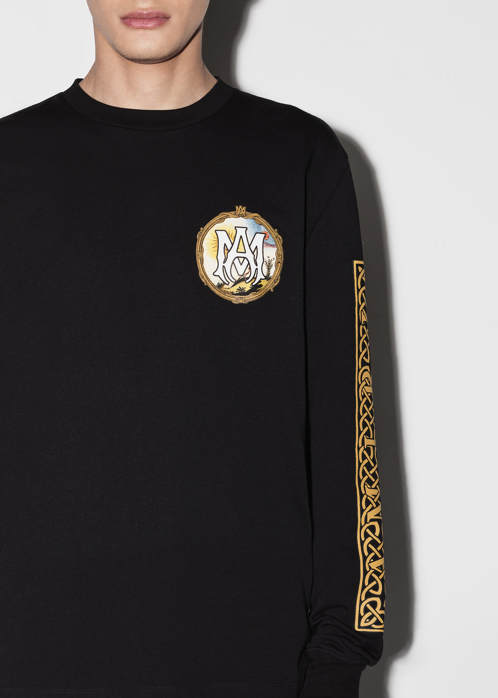 Black Amiri ALCHEMY FRAME LONG SLEEVE TEE | 094157-CPV