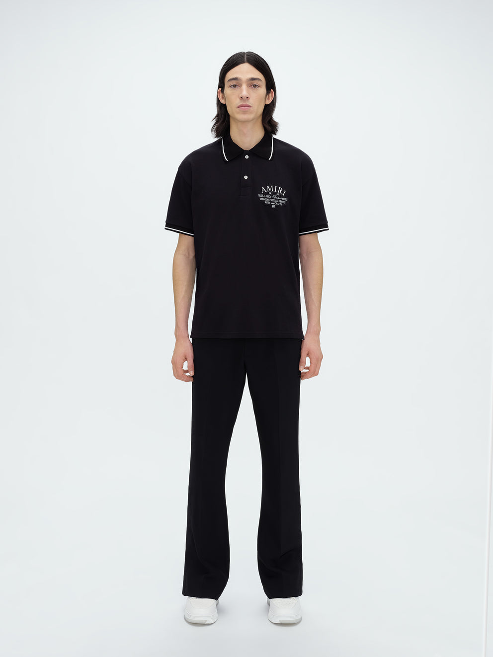 Black Amiri ARTS DISTRICT PIQUE POLO | 718032-IAU