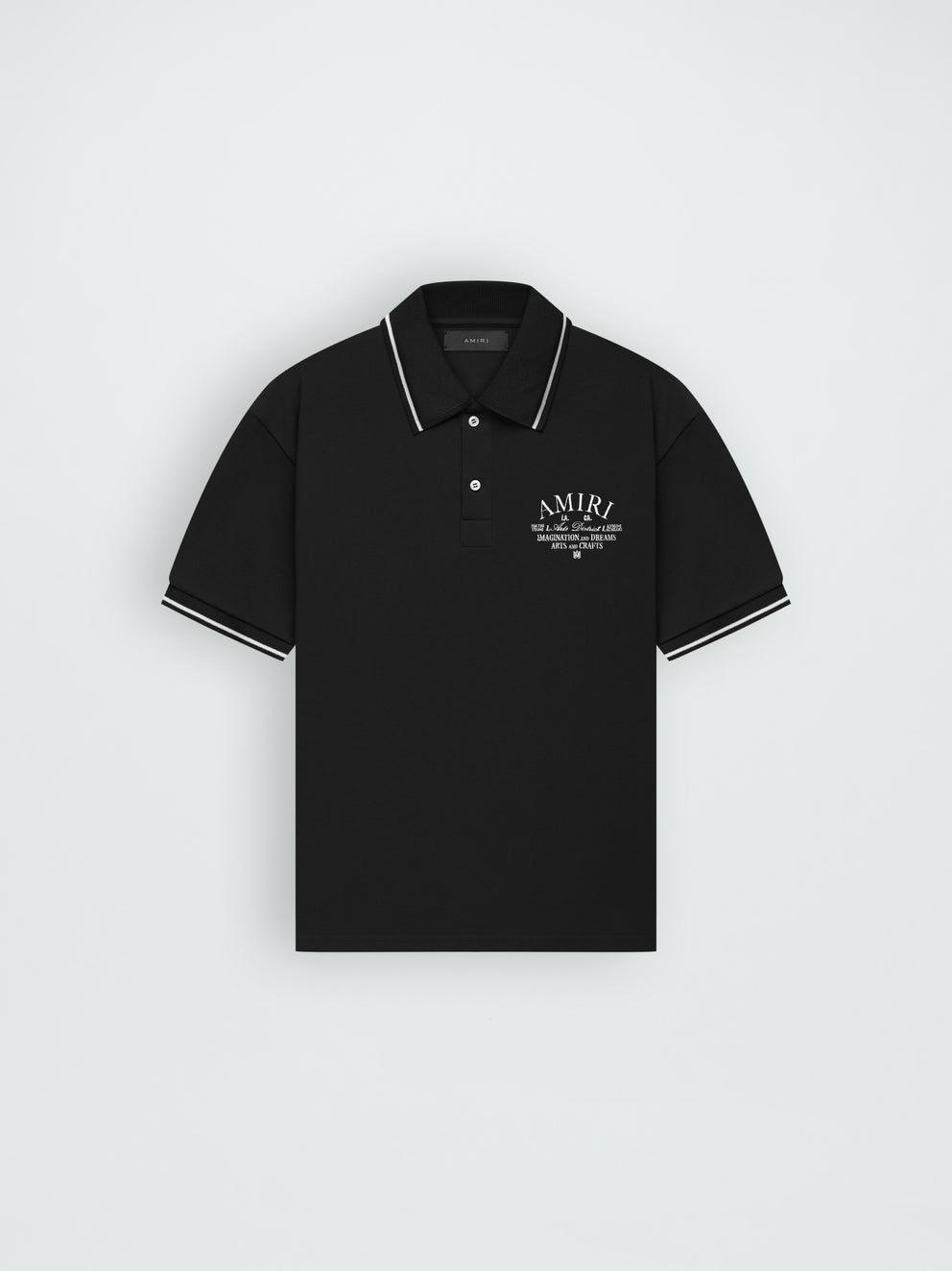 Black Amiri ARTS DISTRICT PIQUE POLO | 718032-IAU