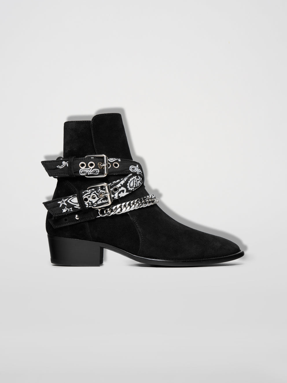 Black Amiri BANDANA BUCKLE BOOT | 970328-HBJ