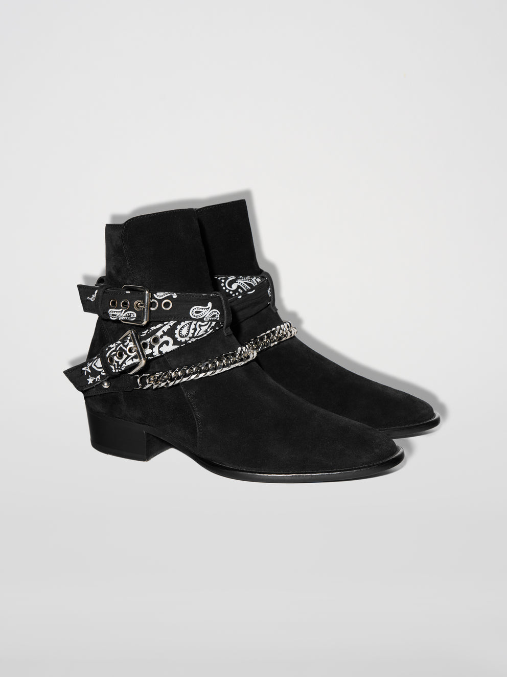 Black Amiri BANDANA BUCKLE BOOT | 970328-HBJ