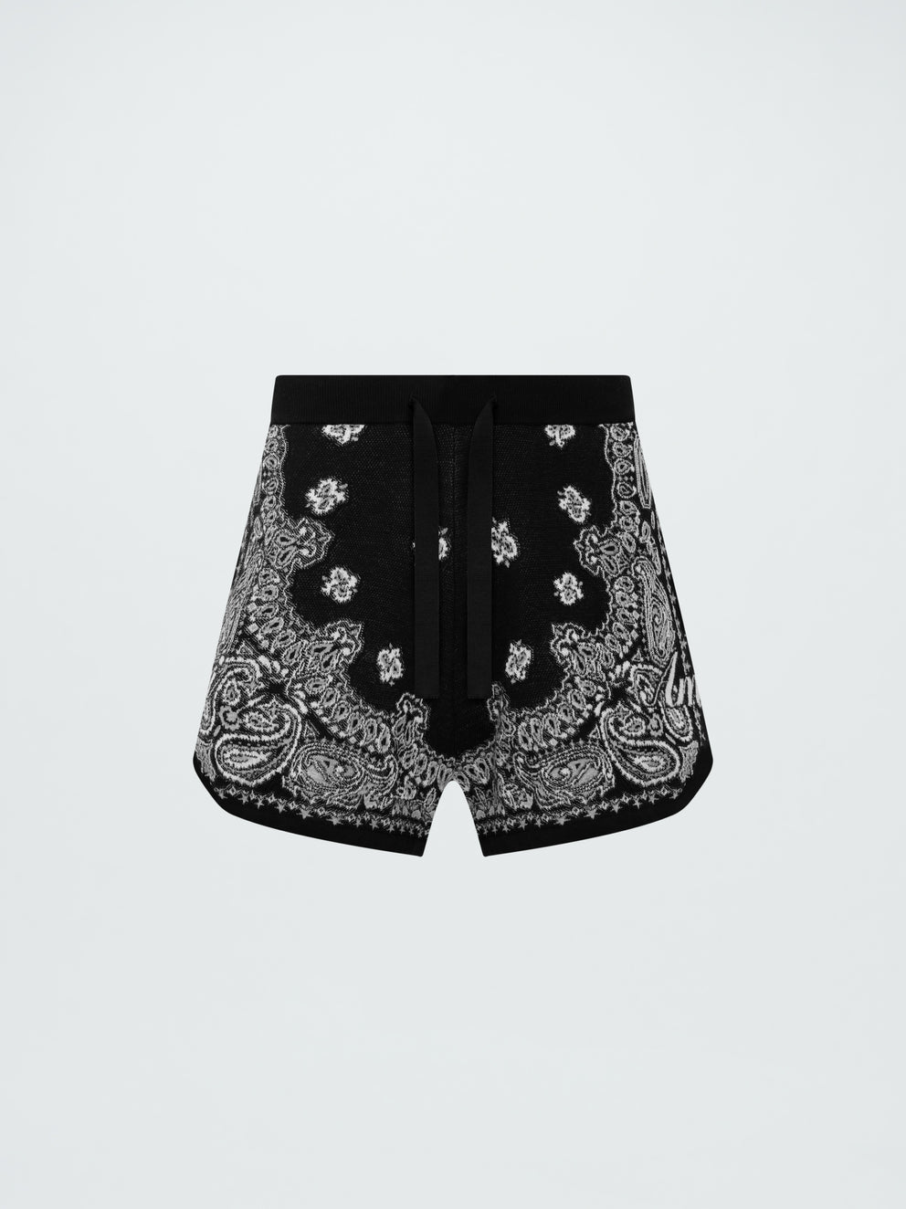 Black Amiri BANDANA SHORTS | 186379-KUF