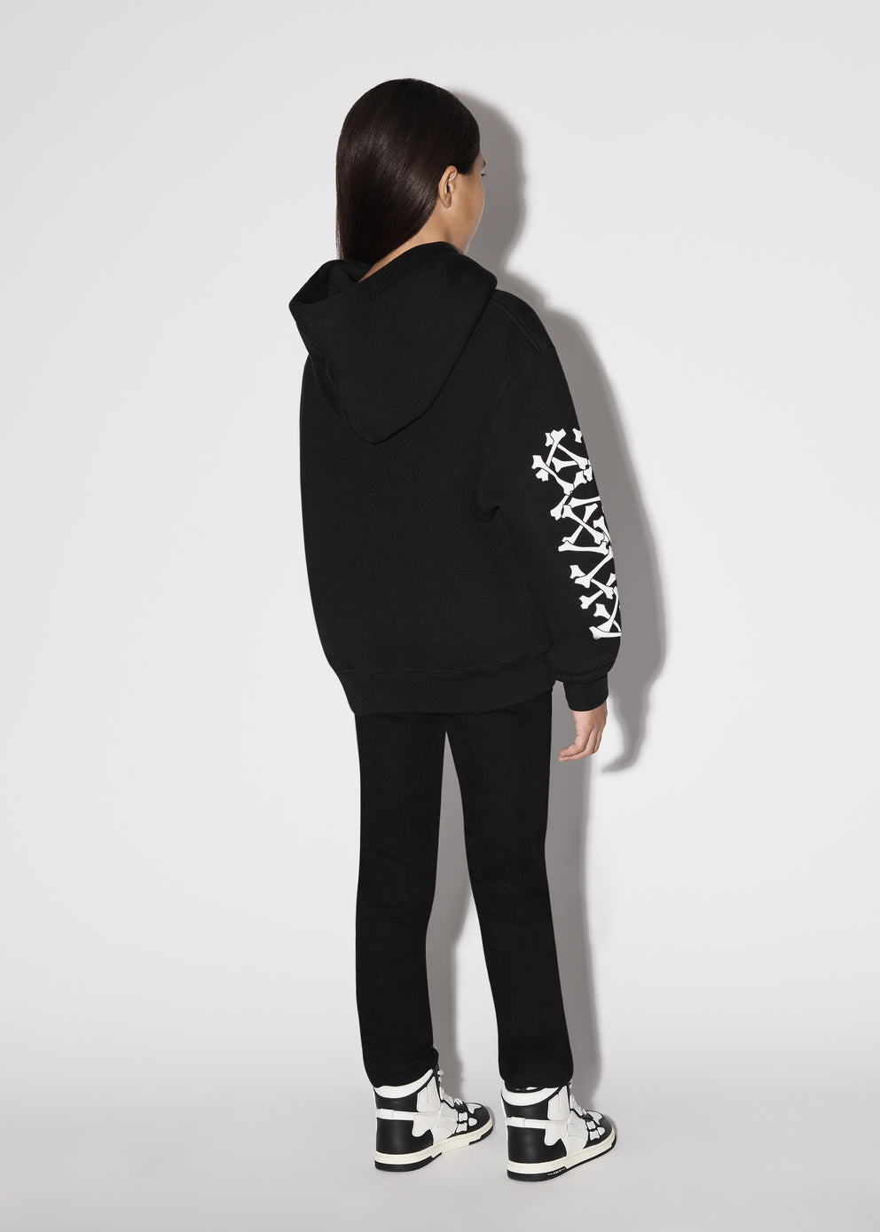 Black Amiri BONES HOODIE | 024893-DOI