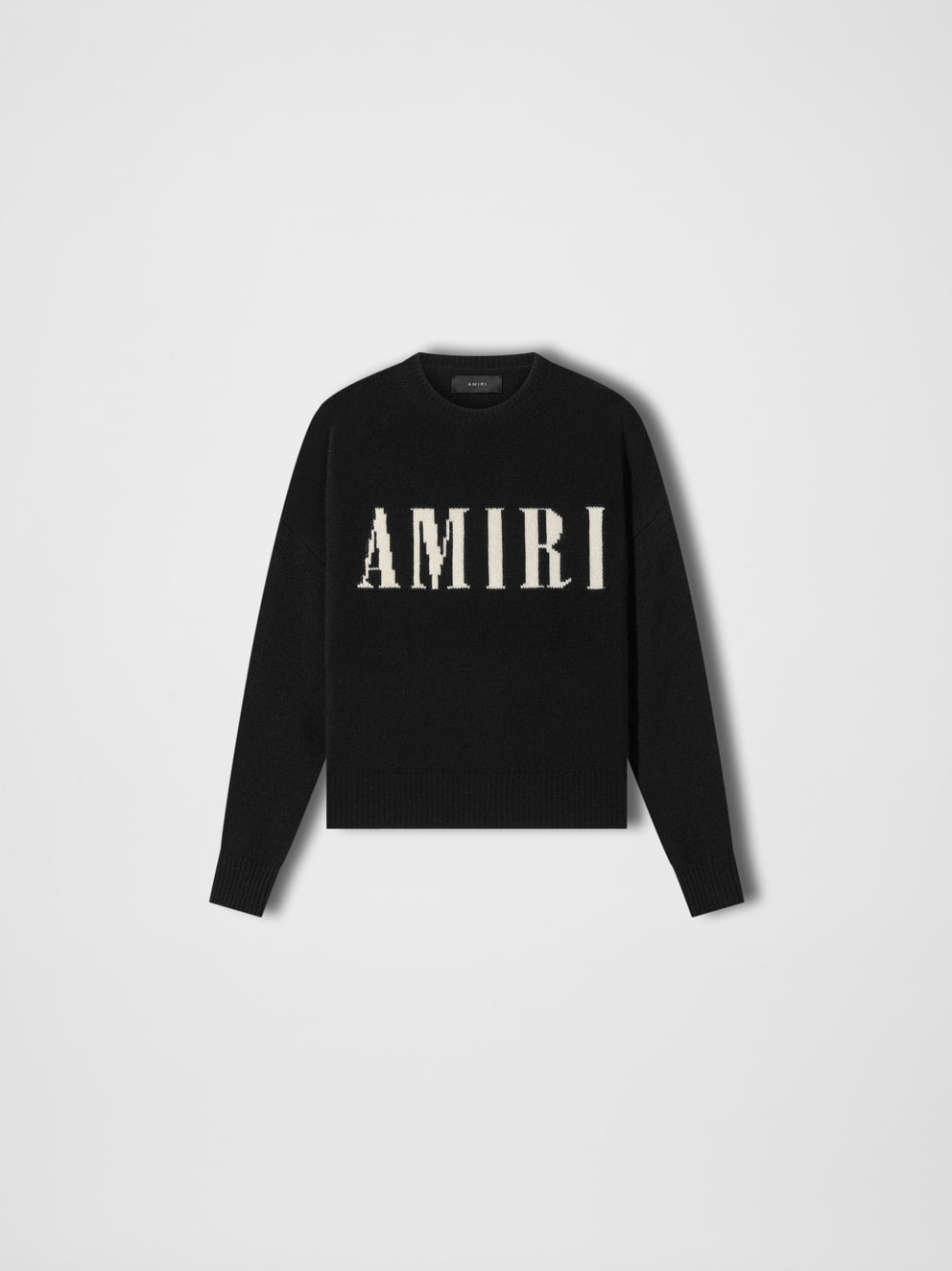 Black Amiri CASHMERE SWEATER-BLACK | 194670-EXO