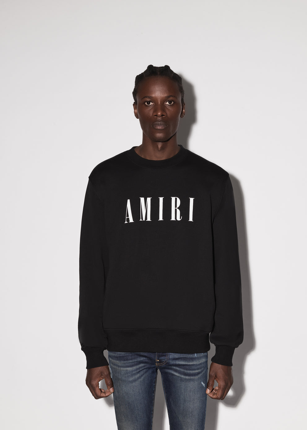 Black Amiri CORE LOGO CREWNECK | 204867-KNP