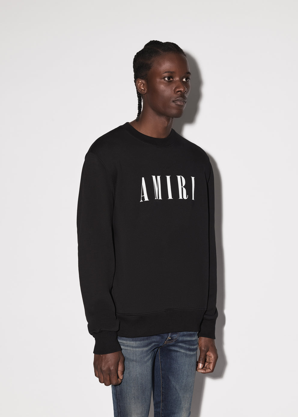 Black Amiri CORE LOGO CREWNECK | 204867-KNP