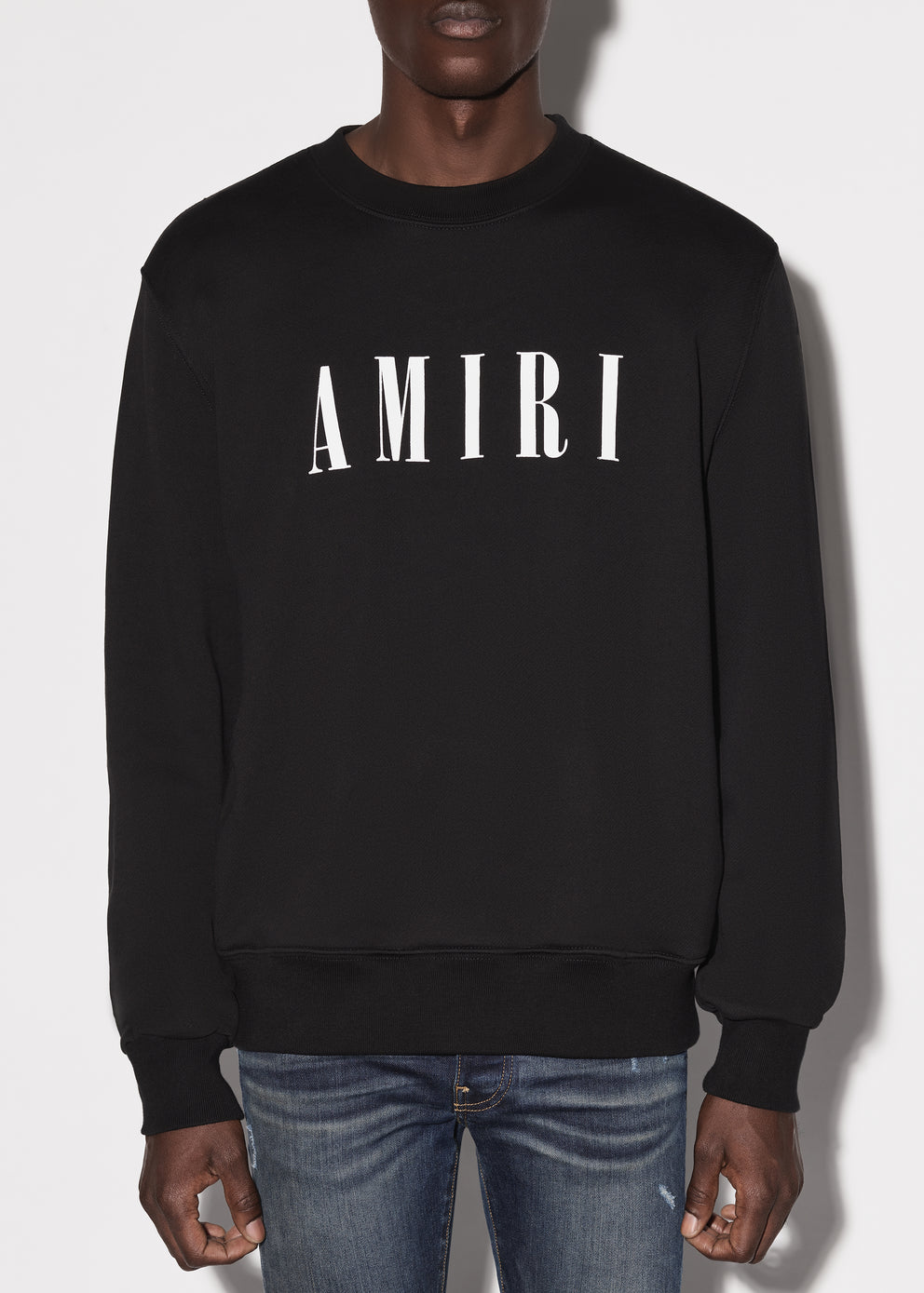 Black Amiri CORE LOGO CREWNECK | 204867-KNP