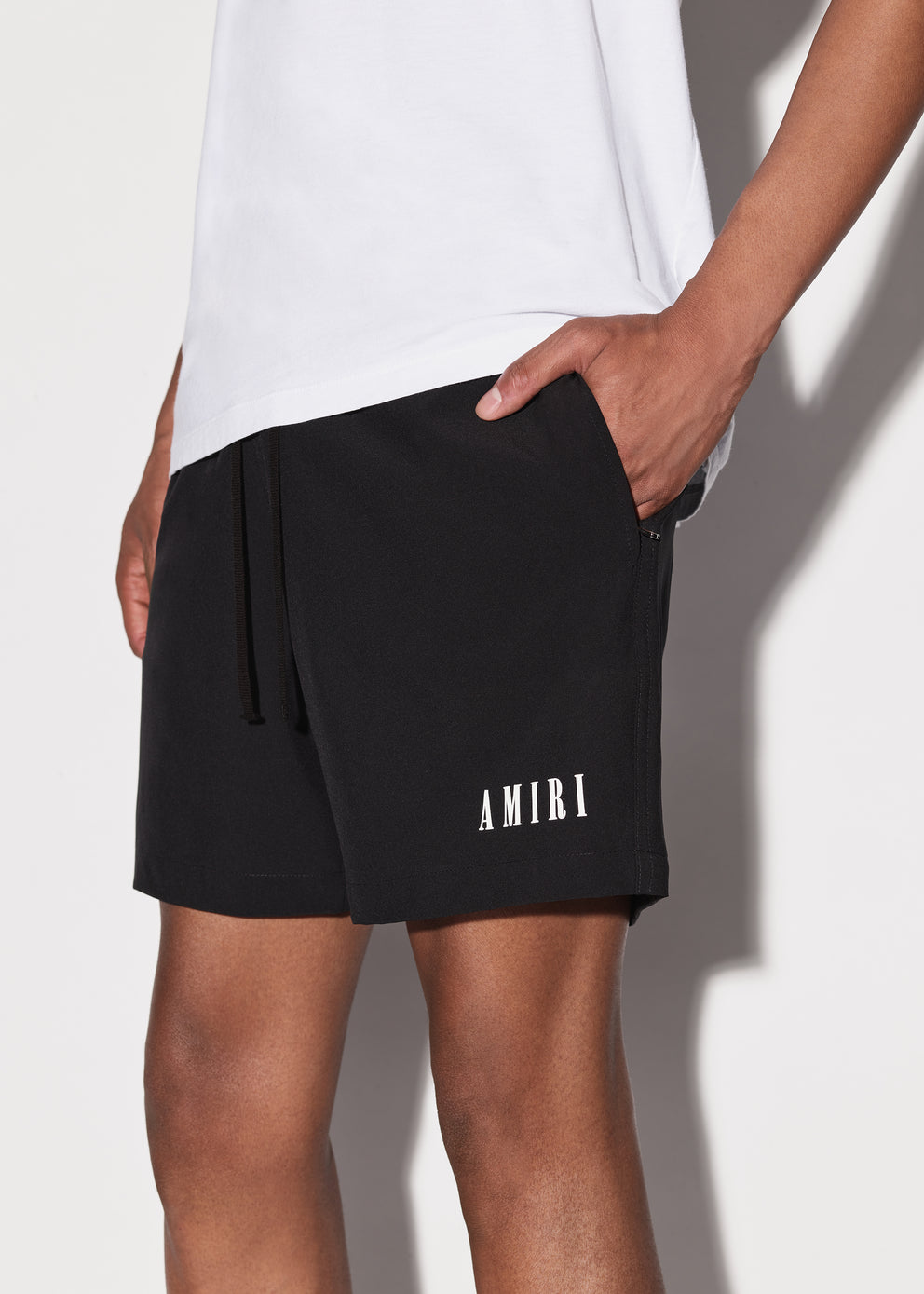 Black Amiri CORE LOGO SWIM TRUNKS | 023185-DLO