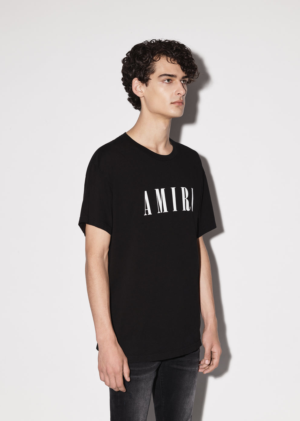 Black Amiri CORE LOGO TEE | 913205-FBU