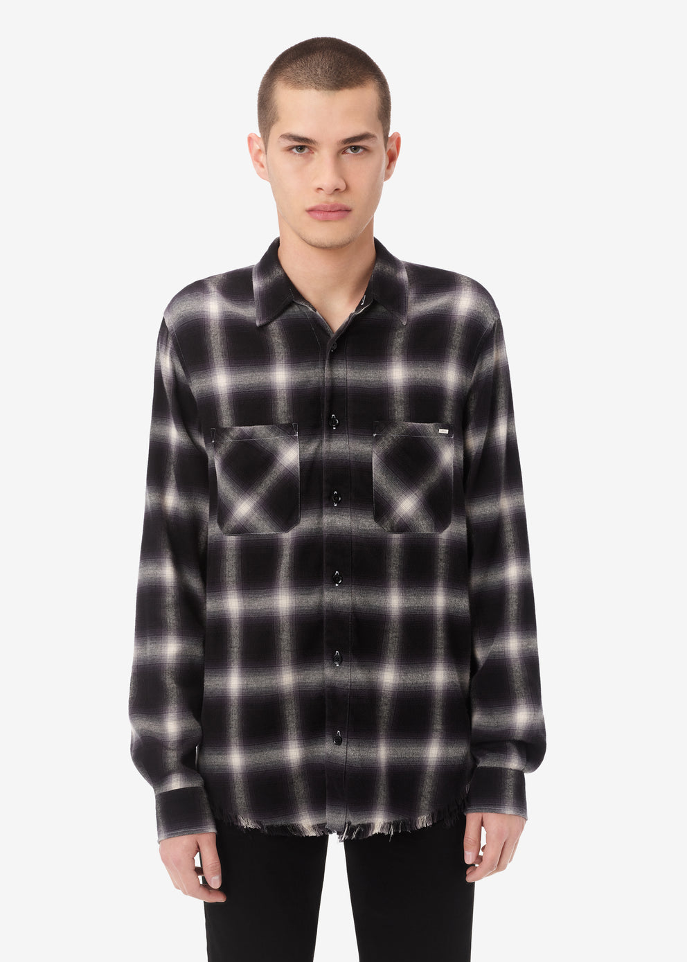 Black Amiri CORE SHADOW PLAID | 750243-NLC