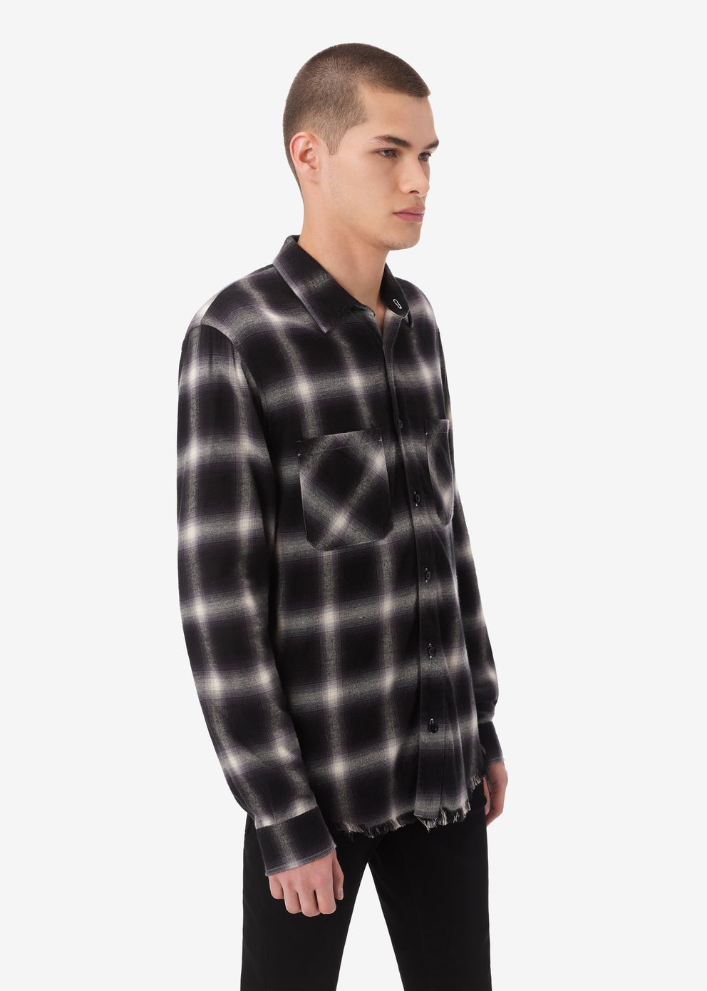 Black Amiri CORE SHADOW PLAID | 750243-NLC