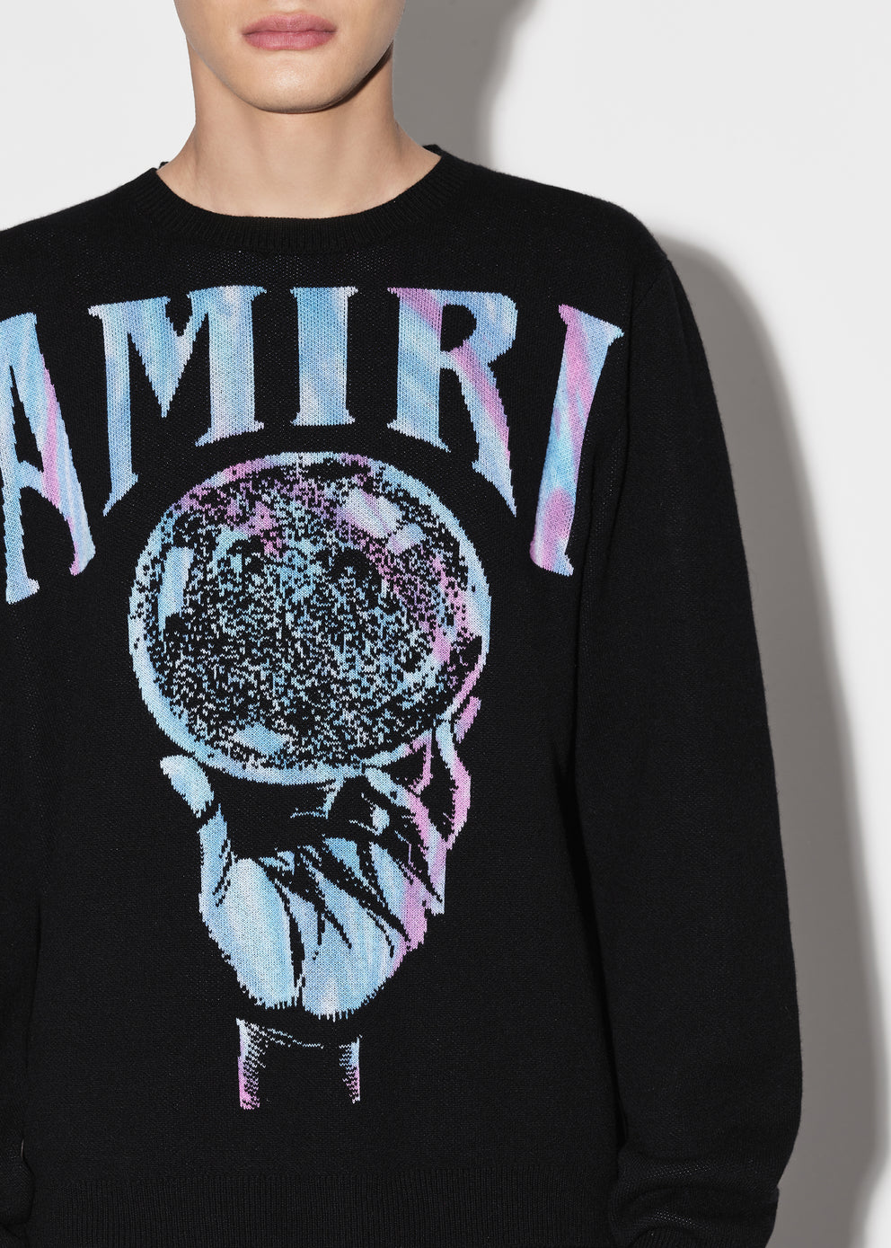 Black Amiri CRYSTAL BALL CREW | 549860-BLQ