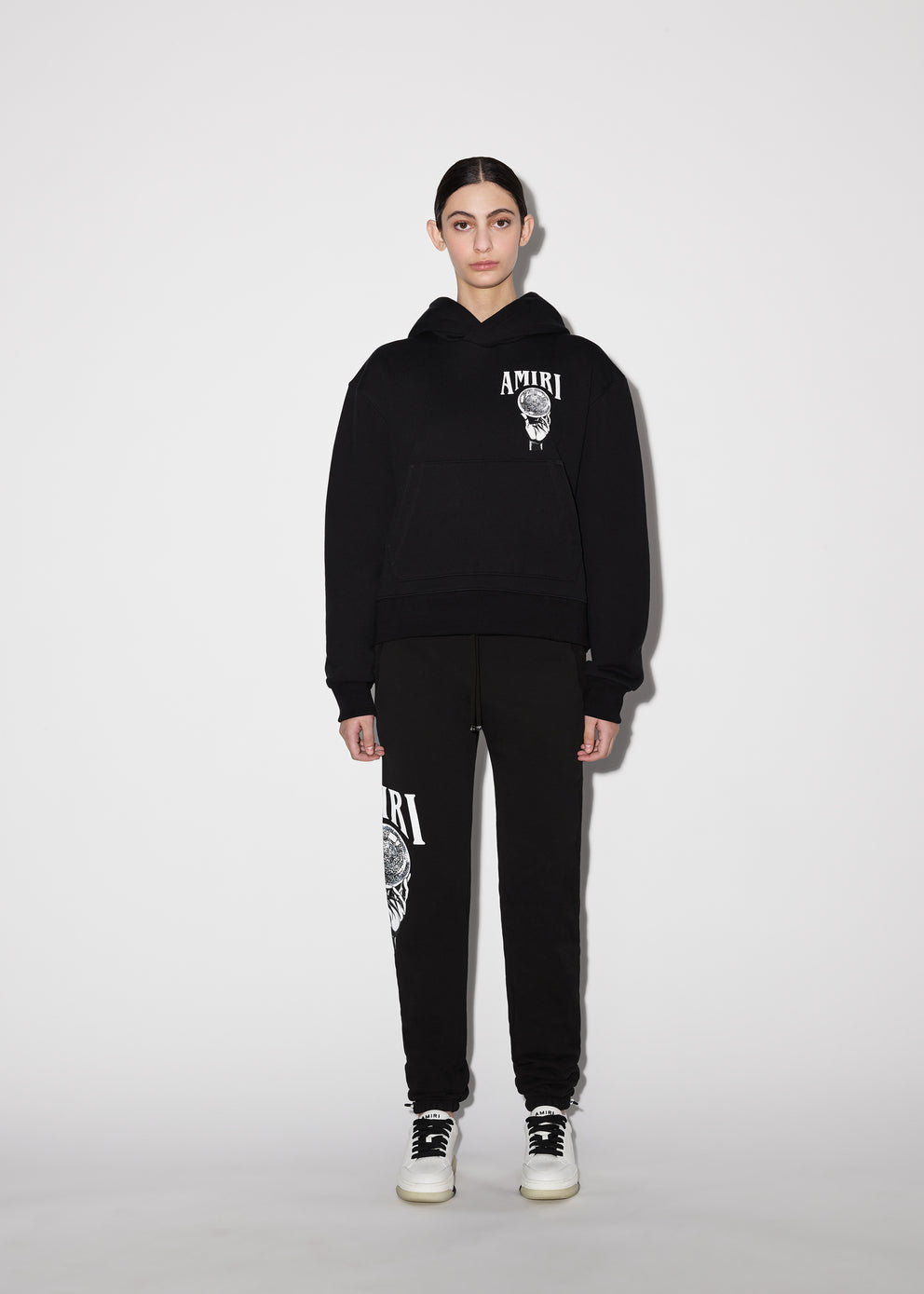 Black Amiri CRYSTAL BALL HOODIE | 576801-SUV