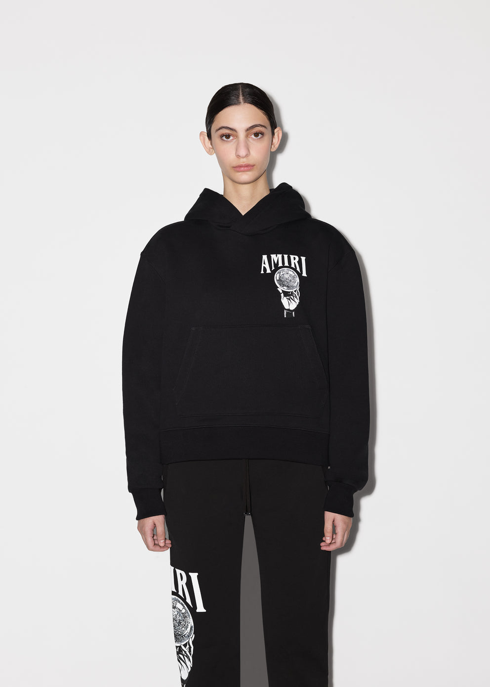 Black Amiri CRYSTAL BALL HOODIE | 576801-SUV