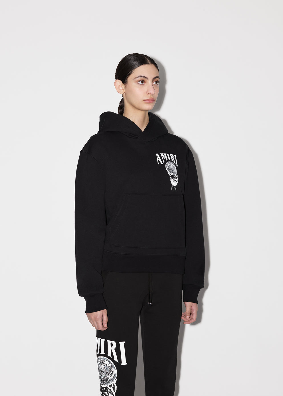 Black Amiri CRYSTAL BALL HOODIE | 576801-SUV